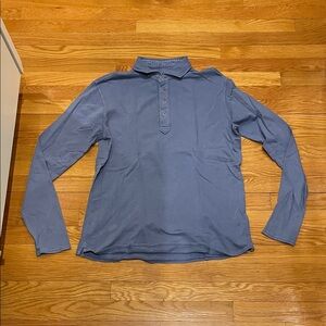 johnnie-O Slate Long-Sleeve Polo Shirt